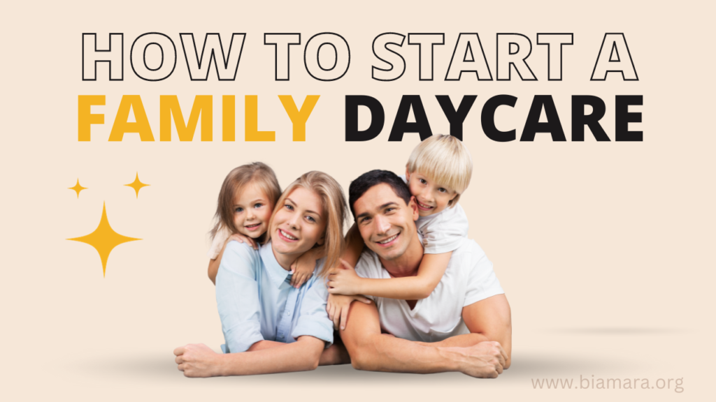 how to start a family day care