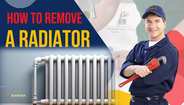 how to remove a radiator