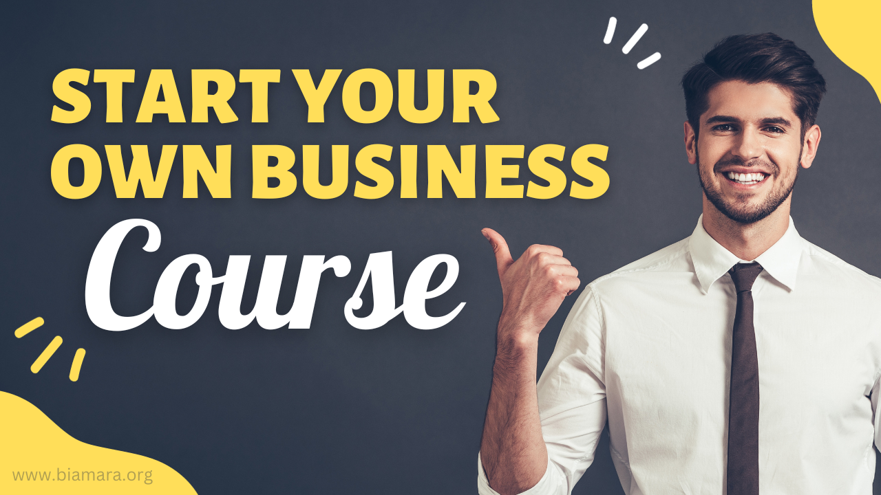 start your own business course