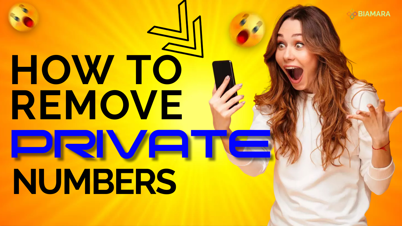 how to remove private number